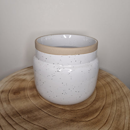 Cache pot Vintage Blanc